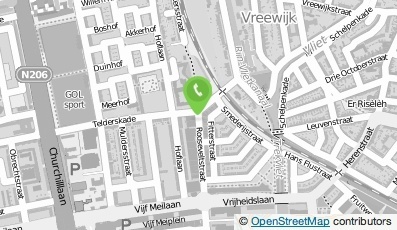 Bekijk kaart van Yasmins Haarstudio  in Leiden