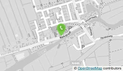 Bekijk kaart van Bouwbedrijf Hoogmade  in Hoogmade