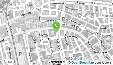 Bekijk kaart van Boekhandel Silvester in Leiden