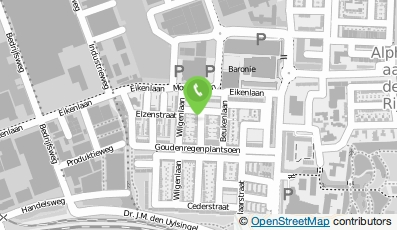 Bekijk kaart van Autorijschool 'Rijnland' B.V. in Alphen aan den Rijn