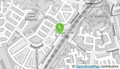 Bekijk kaart van Avondwinkel en grillroom en slijterij de vink in Leiden