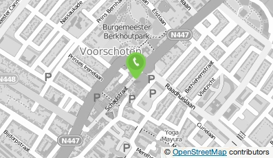 Bekijk kaart van Hakkeradministratie.nl in Voorschoten