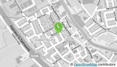 Bekijk kaart van Hoveniersbedrijf van der Nagel in Valkenburg (Zuid-Holland)