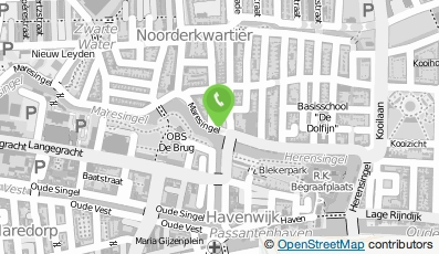 Bekijk kaart van Kompas Makelaars & Taxateurs B.V. in Leiden