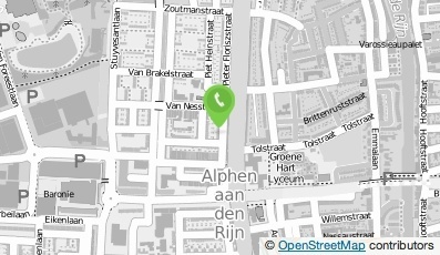 Bekijk kaart van J. R. Chaudron Schildersbedrijf in Alphen aan den Rijn