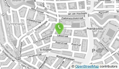 Bekijk kaart van Wassalon De Lelie in Leiden