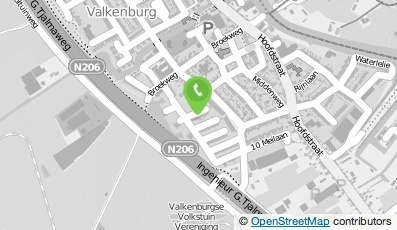 Bekijk kaart van D & R Flowers  in Valkenburg (Zuid-Holland)
