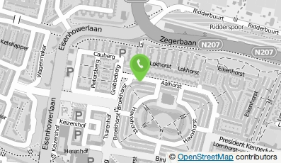 Bekijk kaart van Schildersbedrijf Hoogeveen in Alphen aan den Rijn