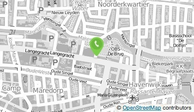 Bekijk kaart van hoedengilde in Leiden