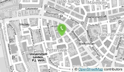 Bekijk kaart van V.O.F. 't Leidseplein in Leiden