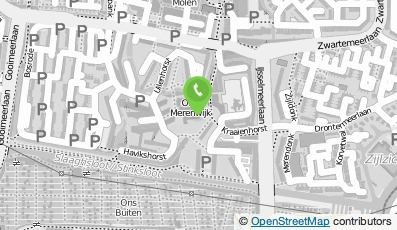 Bekijk kaart van Peutercentrum Merenwijk/Rozenpoortje in Leiden