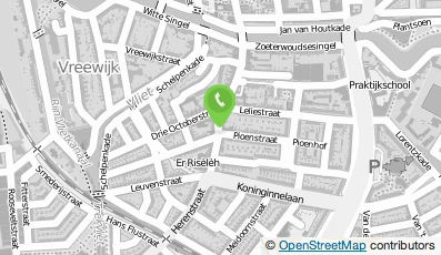Bekijk kaart van Kleine URT in Leiden