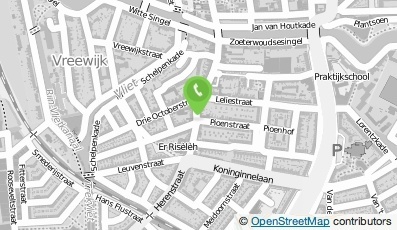 Bekijk kaart van Kinderdagverblijf Teddy Kids Herenstraat in Leiden