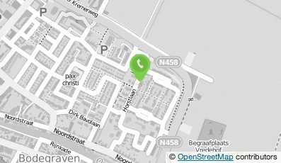 Bekijk kaart van R. de Graaf Timmer- en Onderhoudsbedrijf in Bodegraven