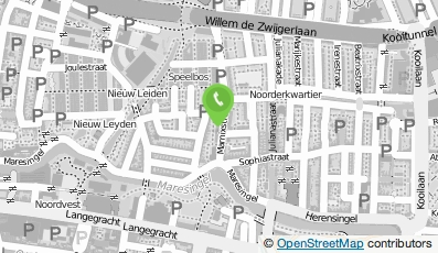 Bekijk kaart van JDG in Leiden