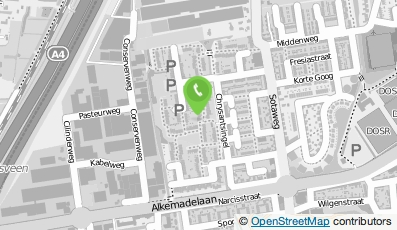 Bekijk kaart van Vlagsma Kraanbedieningsservice in Roelofarendsveen