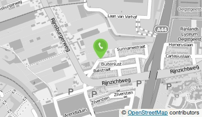 Bekijk kaart van AA Service West in Leiden