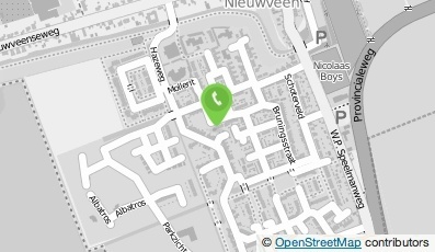 Bekijk kaart van Timmer- en Onderhoudsbedrijf De Blauwe Nagel in Nieuwveen