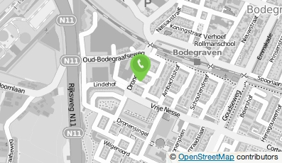 Bekijk kaart van De Goeij Voeten in Bodegraven