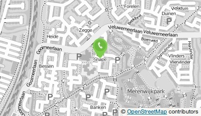 Bekijk kaart van Bewegings- en afslankstudio B in shape in Leiden