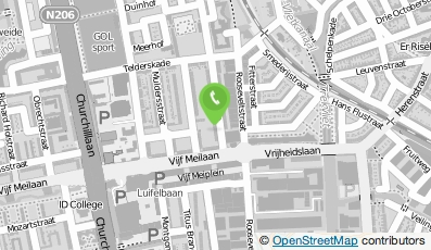 Bekijk kaart van Handelsonderneming M. van Delft in Leiden