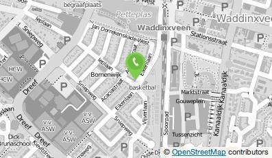 Bekijk kaart van Bij Haar in het dorp  in Waddinxveen
