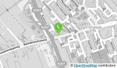 Bekijk kaart van Schoorsteentechniek 'De Populier' in Stolwijk