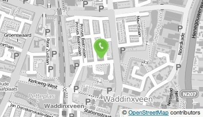 Bekijk kaart van Jac. Oudijk Tandtechniek  in Waddinxveen