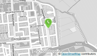 Bekijk kaart van De Snackhoek in Schoonhoven