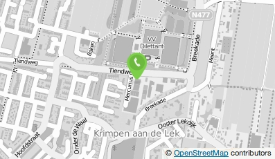 Bekijk kaart van Vermeulen Holding B.V. in Krimpen aan De Lek