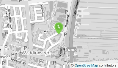Bekijk kaart van De Kruiff Interim in Waddinxveen