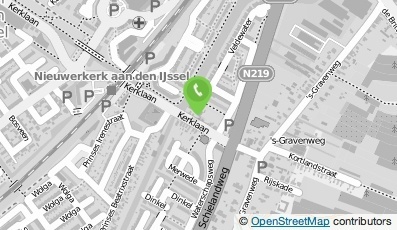 Bekijk kaart van Automobielbedrijf K.F. van der Weijden in Nieuwerkerk aan den Ijssel