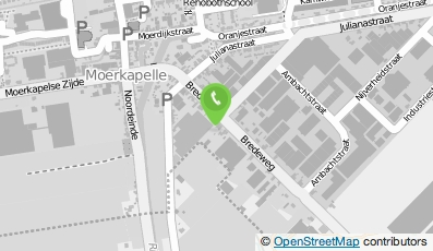 Bekijk kaart van P. van Ommeren Holding B.V.  in Moerkapelle