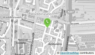 Bekijk kaart van Planten- en Bloemenhandel De Zwart in Waddinxveen