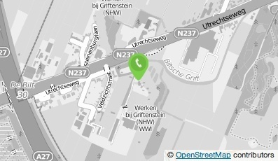 Bekijk kaart van Autodemontagebedrijf Akkie Stomphorst in De Bilt