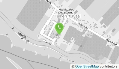 Bekijk kaart van V.O.F. J. van Eck & Echtgenote  in Tull en 'T Waal