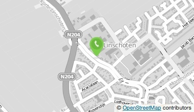 Bekijk kaart van Installatiebedrijf Van der Vaart B.V. in Linschoten