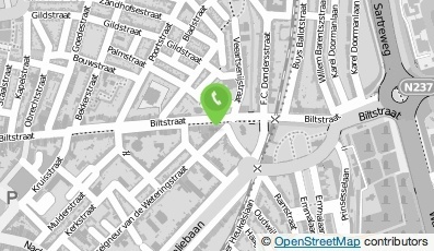 Bekijk kaart van Dierenkliniek Biltstraat in Utrecht