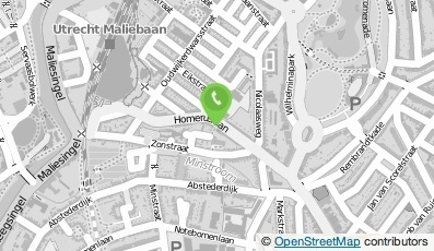Bekijk kaart van Centrum voor Fysiofitness Homeruslaan in Utrecht