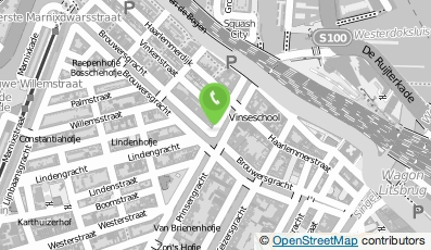 Bekijk kaart van D.S.V. Media B.V. in Amsterdam
