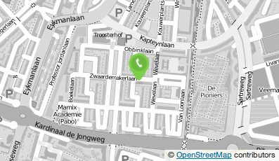 Bekijk kaart van Zwaardemaker Beheer B.V. in Utrecht