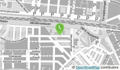Bekijk kaart van Atelier Klasina Wieringa KJC  in Utrecht