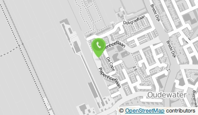 Bekijk kaart van Wagevoort Schilders en Afwerkingsbedrijf in Oudewater