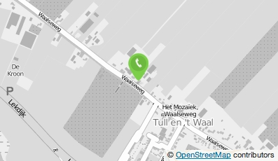 Bekijk kaart van V.O.F. Floor en van den Dool in Tull en 'T Waal