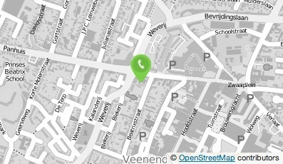 Bekijk kaart van Praktijk voor Logopedie & Stemtraining TACT in Veenendaal
