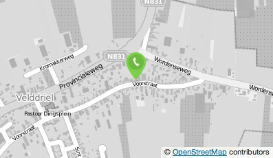 Bekijk kaart van Antonette.nl in Velddriel