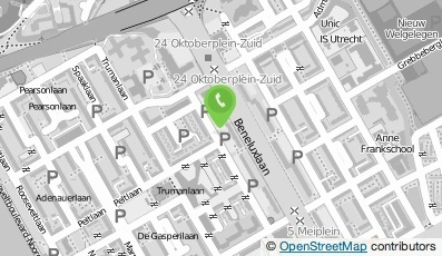 Bekijk kaart van Logopediepraktijk Kanaleneiland in Utrecht