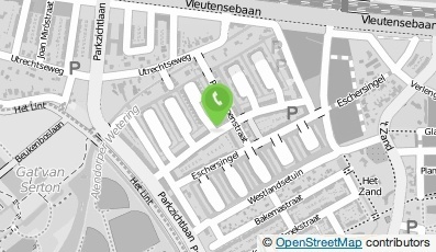 Bekijk kaart van Schildersbedrijf A. de Leeuw  in Utrecht