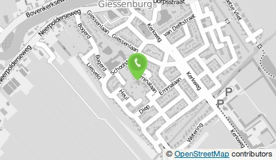 Bekijk kaart van Adminance in Giessenburg