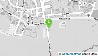 Bekijk kaart van V.O.F. Hoveniersbedrijf Van Beers in Achterveld